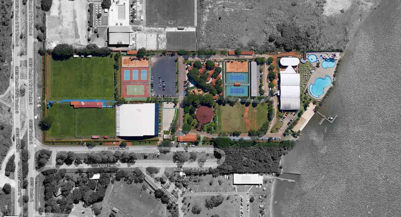 Vista panorâmica do Clube ASCADE