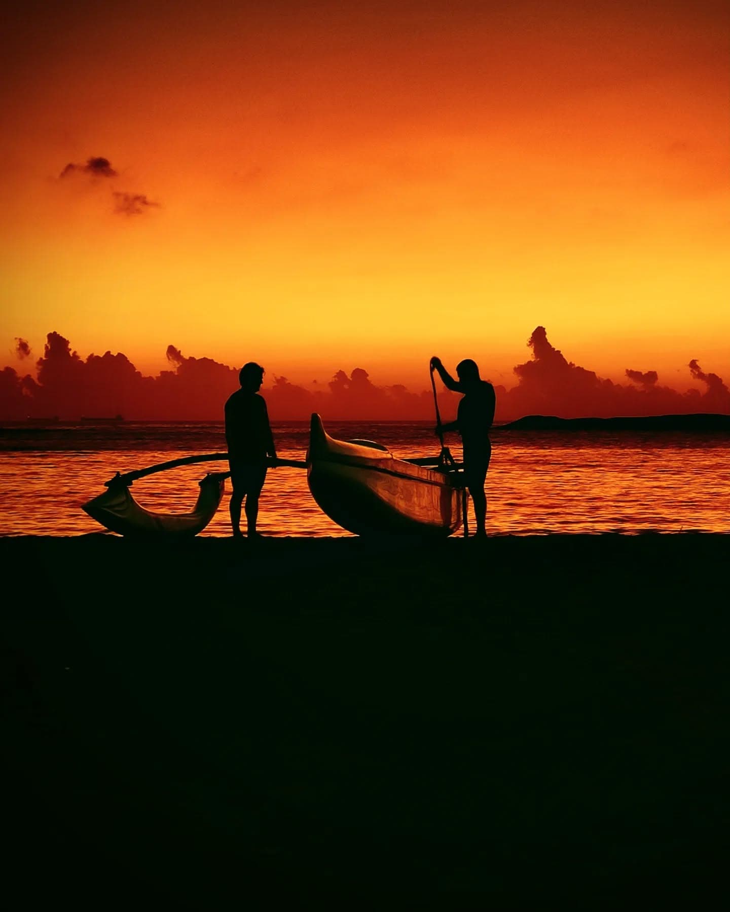 Aula de canoa havaiana - Quarta-feira