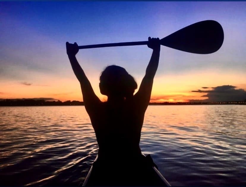 Aula de canoa havaiana - Segunda-feira