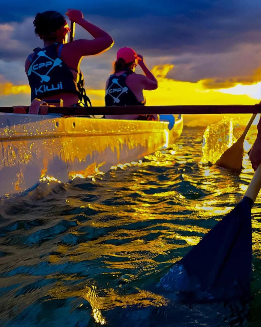 Aula de canoa havaiana - Terça-feira
